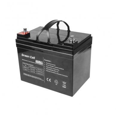 Baterija (akumuliatorius) GC UPS (AGM; VRLA) 12V 33Ah