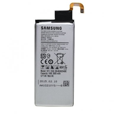Baterijos (akumuliatoriaus) originalios keitimas Samsung Galaxy S6 edge 2600mAh