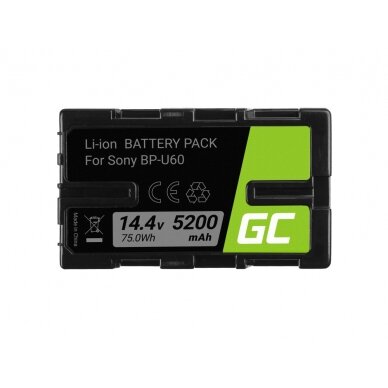 Baterija (akumuliatorius) foto-video kamerai Sony 5200mAh 75Wh 14.4V 2