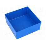 Box; polystyrene; blue; 108x108x45mm; EuroPlus Insert 45 W-456302 ALLIT AG