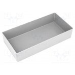 Box; polystyrene; grey; 108x216x45mm; EuroPlus Insert 45 W-456304 ALLIT AG