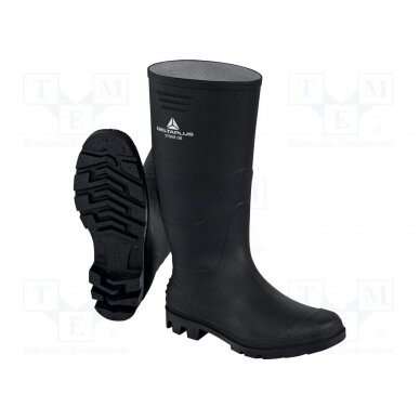 Boots; Size: 43; black; PVC; bad weather,slip; high; STONE OB SRA DEL-STONEOBSRA43 DELTA PLUS