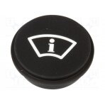 Button; round; Ø21mm; black; 09 09-0S12.2963 EAO