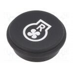 Button; round; Ø21mm; black; 09 09-0S12.3328 EAO