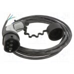 Cable: eMobility; 250V; 5kW; IP44; wires,Type 2; 5m; 20A; -40÷50°C 1627354 PHOENIX CONTACT