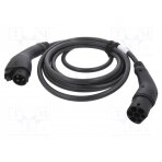 Cable: eMobility; 250V; 7.2kW; IP44; Type 1,Type 2; 5m; 32A 08914090202A0 HARTING