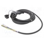 Cable: eMobility; 480V; 11kW; IP44; wires,Type 2; 7.5m; 20A 8803758888880A1 HARTING