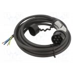 Cable: eMobility; 480V; 26.6kW; IP44; wires,Type 2; 7m; 32A 1013068 PHOENIX CONTACT