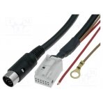 Cable for CD changer; DIN 13pin plug,Quadlock 12pin; Audi,VW CD-RF.07 4CARMEDIA