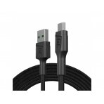 Kabelis GC PowerStream USB-A - Micro USB 200cm Ultra Charge, QC 3.0