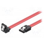 Cable: SATA; SATA L-Type angled plug,SATA L-Type plug; 0.5m SATA-LC90 Goobay