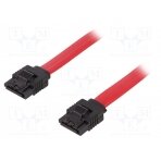 Cable: SATA; SATA L-Type plug x2; 300mm; red CS0009 LOGILINK