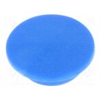 Cap; plastic; push-in; blue; K21 K21-BLUE CLIFF