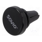 Car holder; black; air vent; Features: magnetic holder SAVCH-02 SAVIO