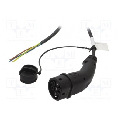 Cable: eMobility; 250V; 4.7kW; IP44; wires,Type 2; 7.5m; 20A 8801754004440A1 HARTING 1