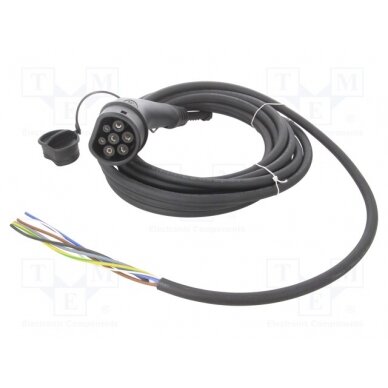 Cable: eMobility; 480V; 11kW; IP44; wires,Type 2; 7.5m; 20A 8803758888880A1 HARTING 1