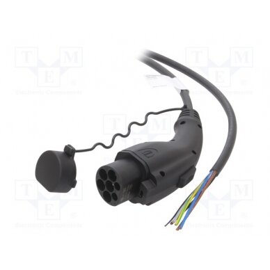 Cable: eMobility; 480V; 12.2kW; IP44; GB/T,wires; 7.5m; 16A 8843754444440A1 HARTING 1