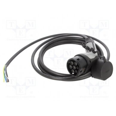 Cable: eMobility; 480V; 16.63kW; IP44; wires,Type 2; 4m; 20A 1623504 PHOENIX CONTACT 1