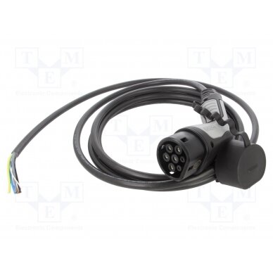 Cable: eMobility; 480V; 16.63kW; IP44; wires,Type 2; 4m; 20A 1623504 PHOENIX CONTACT