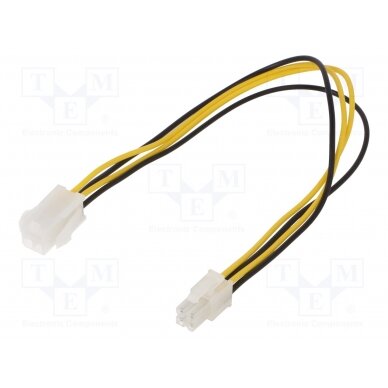 Cable: mains; ATX P4 male,ATX P4 female; 0.3m; Cablexpert CC-PSU-7 GEMBIRD