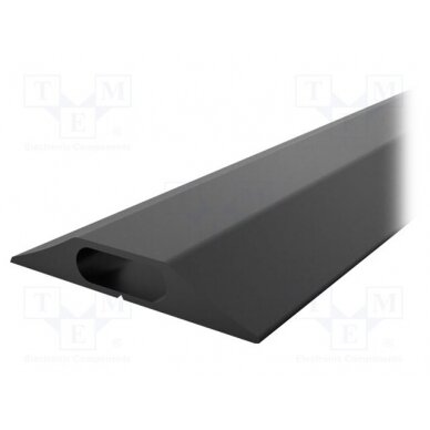 Cable protector; Width: 83mm; L: 3m; PVC; H: 14mm; black; CablePro GP COBA-CP010013 COBA EUROPE 1
