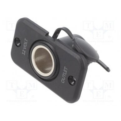 Car lighter socket adapter; car lighter socket x1; 20A; black A13-22665A SCI 1