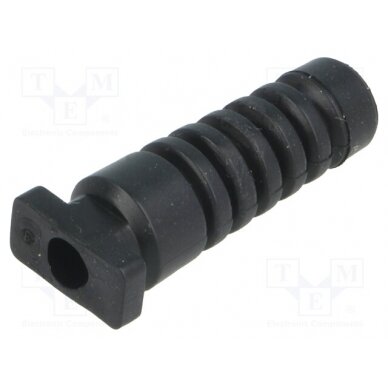 Car lighter strain relief; black; 4mm PROCAR-80106000 PRO CAR 1