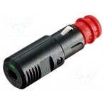Cigarette lighter plug; screw terminal; 8A; Sup.volt: 12÷24VDC PROCAR-67721100 PRO CAR