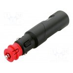 Cigarette lighter plug; screw terminal; 8A; Sup.volt: 12÷24VDC PROCAR-67741500 PRO CAR