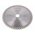 Circular saw; Ø: 160mm; Øhole: 20mm; W: 2.2mm; Teeth: 54; HW/CT MTB.628073 METABO