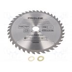 Circular saw; Ø: 250mm; Øhole: 30mm; Teeth: 40; cemented carbide PRE-84254 PROLINE