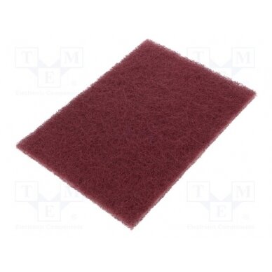 Cleaning cloth: micro abrasives material; 158x224mm; brown 3M-7447 3M 1