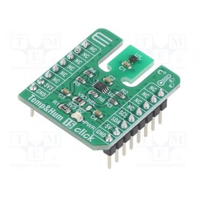 Click board; humidity/temperature sensor; I2C; PCA9306,SHT40 MIKROE-4496 MIKROE 1