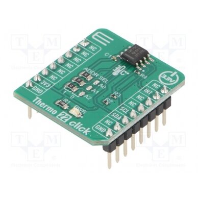 Click board; temperature sensor; I2C; TMP75C; prototype board MIKROE-5068 MIKROE 1
