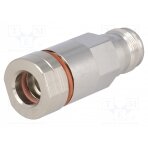 Connector: 4.3-10; female; for cable; straight; plug; 50Ω; IP68 J01441A0010 TELEGÄRTNER