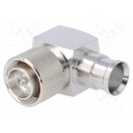 Connector: 4.3-10; male; for cable; angled 90°; plug; 50Ω; IP68 MX-73162-6181 MOLEX