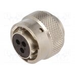 Connector: circular; RT360; plug; female; for cable; PIN: 3; IP67 RT0612-3SNH AMPHENOL