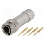 Connector: circular; RT360; plug; male; crimped; for cable; PIN: 4 RT06104PNH-K AMPHENOL