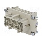 Connector: HDC; contact insert; female; EPIC H-BE; PIN: 10; 10+PE 10193100 LAPP