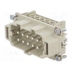 Connector: HDC; contact insert; male; EPIC H-BE; PIN: 10; 10+PE 10192000 LAPP