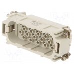 Connector: HDC; contact insert; male; EPIC H-D; PIN: 40; 40+PE; 10A 11265200 LAPP