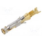 Contact; female; brass; gold-plated; 0.2÷0.6mm2; 24AWG÷20AWG; bulk 163088-2 TE Connectivity