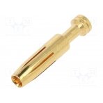 Contact; female; copper alloy; gold-plated; 0.75mm2; 18AWG; bulk 16A-GF-0.75 DEGSON ELECTRONICS