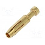 Contact; female; copper alloy; gold-plated; 1.5mm2; 16AWG; bulk 16A-GF-1.5 DEGSON ELECTRONICS