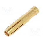 Contact; female; copper alloy; gold-plated; 4mm2; 12AWG; bulk; 16A 16A-GF-4.0 DEGSON ELECTRONICS