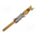 Contact; male; brass; gold-plated; 0.2÷0.6mm2; 24AWG÷20AWG; bulk 163086-2 TE Connectivity