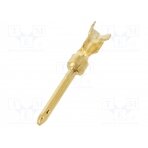 Contact; male; brass; gold-plated; 0.2÷0.6mm2; 24AWG÷20AWG; bulk 66506-9 TE Connectivity