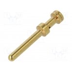 Contact; male; copper alloy; gold-plated; 0.75mm2; 18AWG; bulk 16A-GM-0.75 DEGSON ELECTRONICS