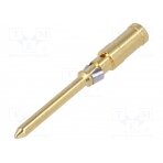 Contact; male; copper alloy; gold-plated; 1.5mm2; 16AWG; bulk; 10A 10A-GM-1.5 DEGSON ELECTRONICS