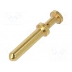 Contact; male; copper alloy; gold-plated; 1.5mm2; 16AWG; bulk; 40A 40A-GM-1.5 DEGSON ELECTRONICS